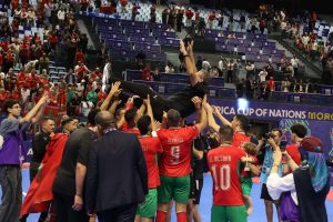 أسود القاعة يتوجون بكأس أمم إفريقيا للمرة الرابعة توالياً بعد الفوز على أنغولا
